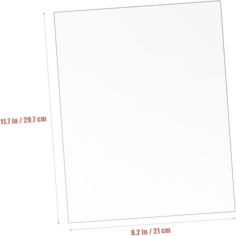 10pcs Clear Plastic Sheets For Painting Crafting Boards Picture Framing High Clarity Easy To Clean - Image 2